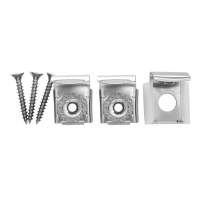 GO by Van Marcke spiegelklemmen – set van 3 – Zilver