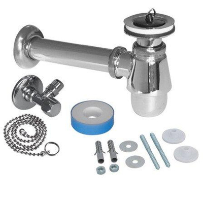 Nemo Go Kit d'installation lavabo avec siphon chrome