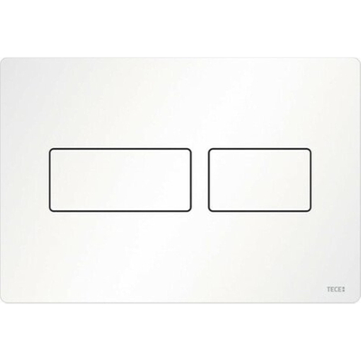 Tece TECEsolid WCbedieningsplaat duospoeltechniek kleur mat wit