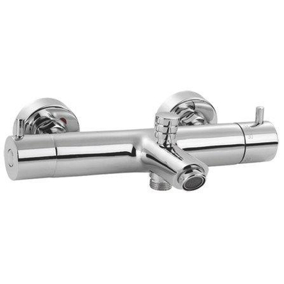 GO by Van Marcke Cocoon mitigeur de baignoire thermostatique économie d'eau entraxe 15cm chrome