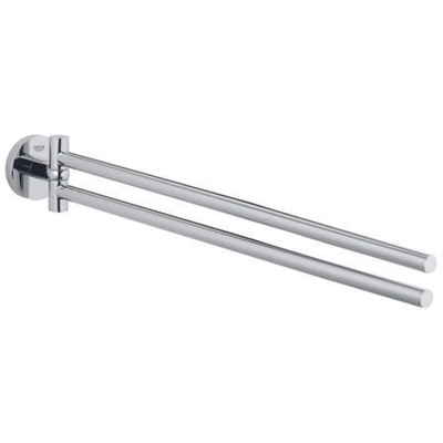 Grohe Essentials Handdoekhouder - 45cm - dubbel - draaibaar - chroom