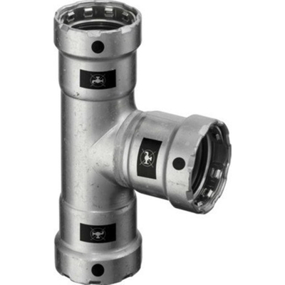 Viega Megapress T-stuk SC staal 1 1/2"x1"x1 1/2"