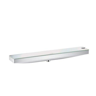 Hansgrohe RainFinity Fixfit Porter - 500 muuraansluiting - met planchet - met douchehouder rechts - 50.2x8.2cm - hoogglans chroom