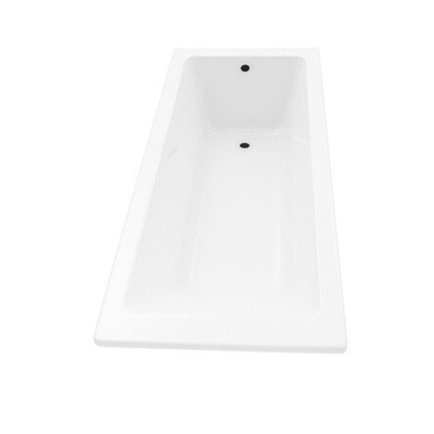 GO Van Marcke Volga baignoire encastrable acrylique 160x70cm 150 litres avec trop-plein blanc