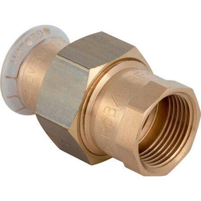 Geberit Mapress persfitting - koper - water - 3-delige overgangskoppeling - met binnendraad - 22-3/4