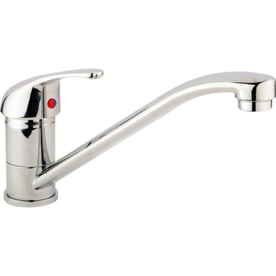 Go by Van Marcke Super mélangeur monocommande cuisine mobile bec en céramique inclus flexible et kit de fixation