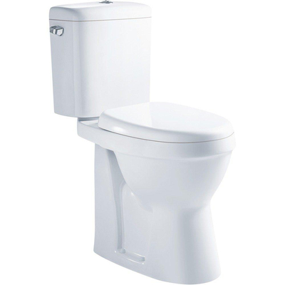 GO by Van Marcke XJoy spoelrandloos PACK staand toilet verhoogd AO zonder spoelrand porselein wit wczitting softclose