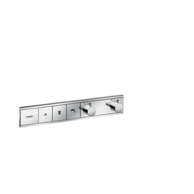 Hansgrohe RainSelect élément de finition pour mitigeur thermostatique encastré de douche pour 3 fonctions 52.7x90cm chrome