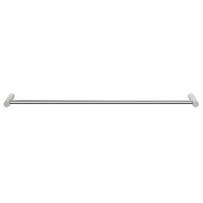 Nemo Spring Tilde porte-serviettes simple montage mural 620 x 20 x 90 mm laiton nickel brossé