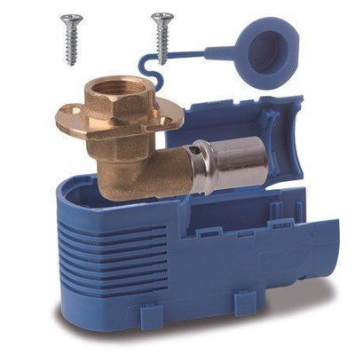 Nemo Skill SYSTEMPEX enkele inbouwdoos - sanitair - met persstuk - D 16mm - 1/2"F - enkel