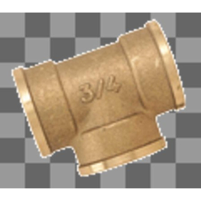 Go by Van Marcke koperen draadfitting T-stuk 4/4F x 4/4F x 4/4F messing
