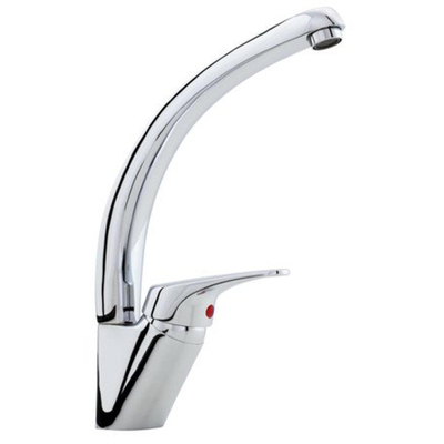 Nemo Start Taura mitigeur de cuisine monocommande montage monotrou avec bec haut avec bec orientable chrome