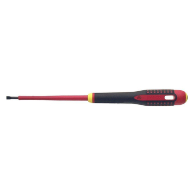 Bahco Ergo tournevis isolés pour vis fendues 35 mm manche en trois parties acier de qualité fortement allié bled bruni