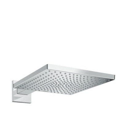 Hansgrohe Raindance e Square - hoofddouche E300 - 1jet - met douchearm 39cm - 30x30cm - hoogglans chroom