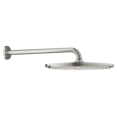 Grohe Rainshower Cosmopolitan 310 Douche Principale - 31cm - 1 type de jet - bras de douche 38cm - super acier
