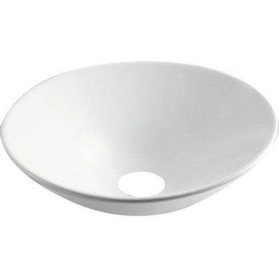 GO by Van Marcke Juno vasque semi encastrable ronde 42,5x42,5x16,5cm porcelaine blanc
