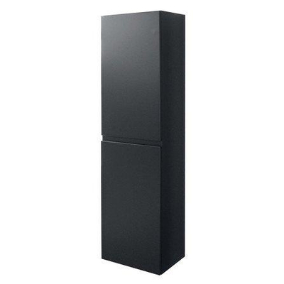 Go par Van Marcke Roxanne armoire colonne 400x306x1500 mm anthracite mat sans poignée réversible