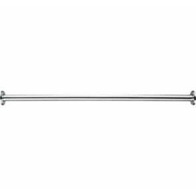 Nemo barre de rideau de douche 200cm droite diamètre 2,5cm laiton chromé