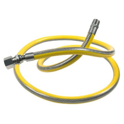 Nemo Go gasflexible 1/2mf 100cm acier inoxydable jaune