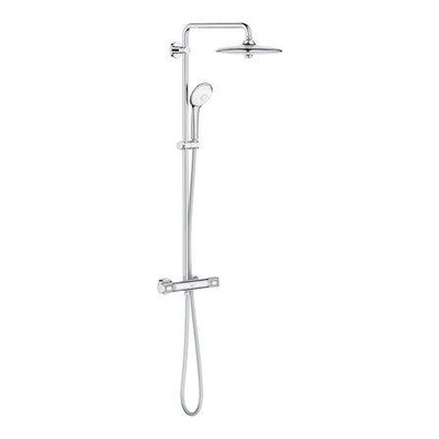 Grohe Euphoria System 260 opbouw regendoucheset – thermostatisch – Ø26 cm hoofddouche – waterbesparend – chroom