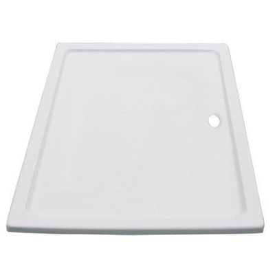 GO by Van Marcke Eden receveur de douche acrylique blanc 140x90x3.5 cm couleur stable conserve un éclat intact insonorisant facile à nettoyer couche de fond renforcée de 16 mm et couche de fibre