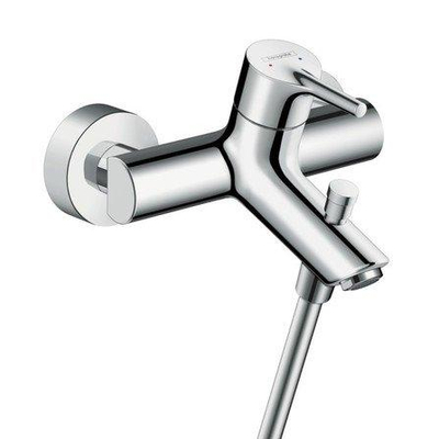 Hansgrohe Talis S Badkraan - met koppelingen - hoogglans chroom