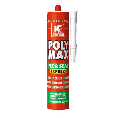 Griffon Poly max ms colle mastic d'étanchéité 290 ml. blanc