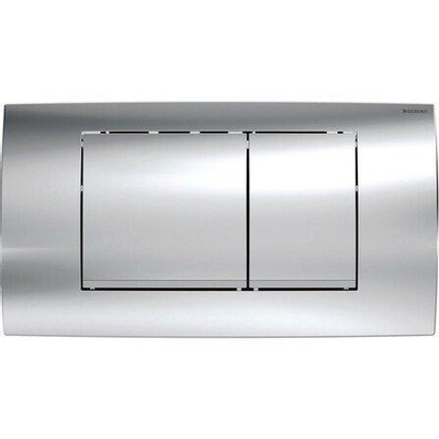 Geberit Twinline plaque de commande chrome-chrome mat-chrome