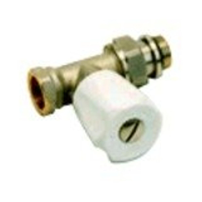 SAR Robinet d'arrêt de radiateur droit 1/2 auto-obturant Kvs 1,25 m3 h 409U
