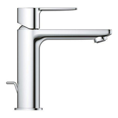 GROHE Lineare New wastafelkraan - s-size - opbouw - 1-gats - eengreeps - met trekwaste - chroom