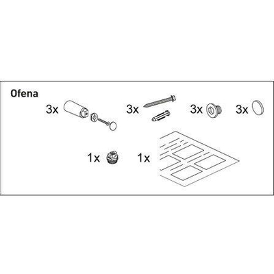 Nemo Spring bevestigingsset - voor Ofena - Van Marcke Origine