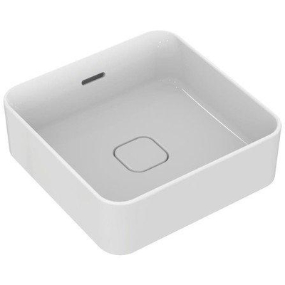 Ideal standard Strada ii lavabo à poser carré sans trou pour robinet avec trop-plein 40x40cm blanc