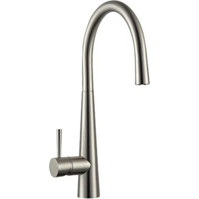 GO by Van Marcke Silk II mitigeur de cuisine monocommande avec bec haut orientable disques en céramique avec flexibles laiton chromé hauteur de base du robinet 420 mm