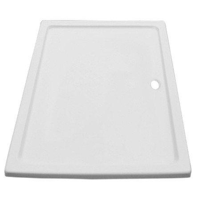 GO by Van Marcke Eden receveur de douche acrylique blanc 160x90x3.5 cm résistant aux UV conserve une brillance intacte insonorisant facile à nettoyer fond renforcé de 16 mm et couche de fibre
