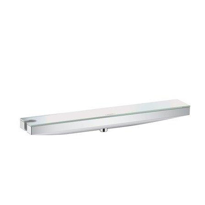 Hansgrohe RainFinity Fixfit Porter - 500 muuraansluiting - met planchet - met douchehouder links - 50.2x8.2cm - hoogglans chroom