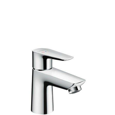 Hansgrohe Talis e Eengreeps wastafelmengkraan - 80 - coolstart - met PopUp - trekwaste - hoogglans chroom
