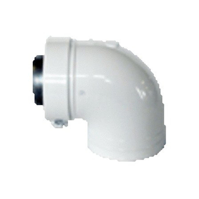 Burgerhout coude concentrique en alu fixe 90° 80/125mm