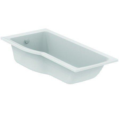 Ideal Standard Connect Air baignoire encastrée avec zone de douche gauche 170x80cm acrylique blanc sans jeu de pieds