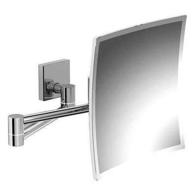 Nemo Spring Icono cosmeticaspiegel - messing/glas - wandmontage - 5x vergrotend - messingglas
