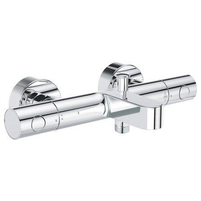 Grohe Grohtherm 800 Cosmopolitan Badkraan - thermostatisch - met omstel - met koppelingen - chroom