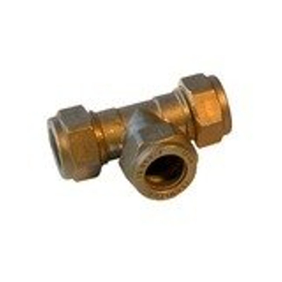 Nemo Go accouplement cuivre clamp eau t piece ø15mm x ø15mm cuivre