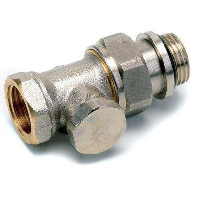 Comap Sar vanne de pied nickelée droite 3/8 Kvs = 1,55 m3/h