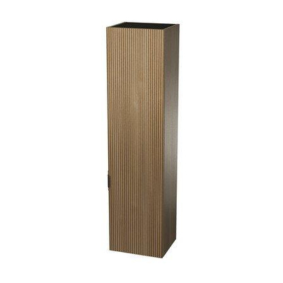 Nemo Legro kolomkast - 40x34x159cm - rechtsdraaiend - greep zwart - oak nature (eiken)