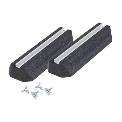 Base polyvalente fixit foot pour les unités extérieures ou le câblage sur les toits plats ou les surfaces planes. le kit se compose de 2 bases 600 x 180 x 95 avec et de 4 écrous m10 x 40 mm.