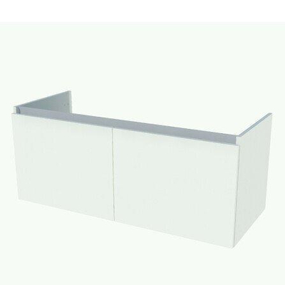 Nemo Start Tempus onderbouwkast - 120x50x49.5cm - 2 deuren - greeploos - wit