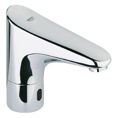Grohe Europlus E Waterbesparende Wastafelkraan - met infrarood - zonder menging - met batterijvoeding 6V - chroom