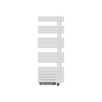 Nemo Spring Modena Air radiateur sèche-serviettes électrique -141.8x55cm - 750W - avec booster prémonté de 1000W - Blanc