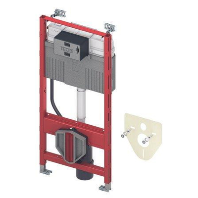 TeCe TeCeProfil réservoir encastré - pour WC suspendu - 112cm - 15cm - fixation murale et kit d'isolation acoustique