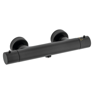 Go By Van Marcke Nero Mitigeur de douche - 28 cm - thermostatique - apparent - noir mat