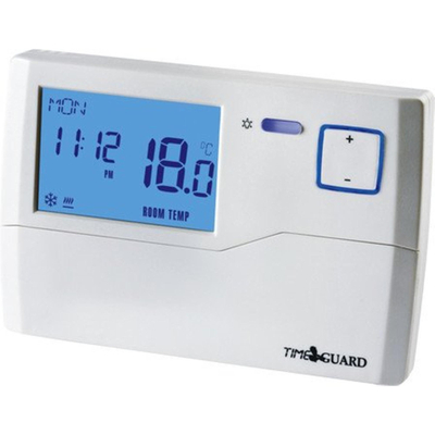 Go by Van Marcke thermostathe numérique à horloge programmable 24 heures 7 jours inclus piles 2 x 15V